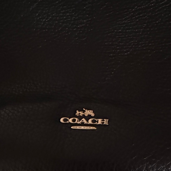Coach Black Leather Shoulder Bag - Picture 2 of 13